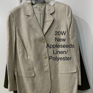Appleseed's Linen Blazer/NEW